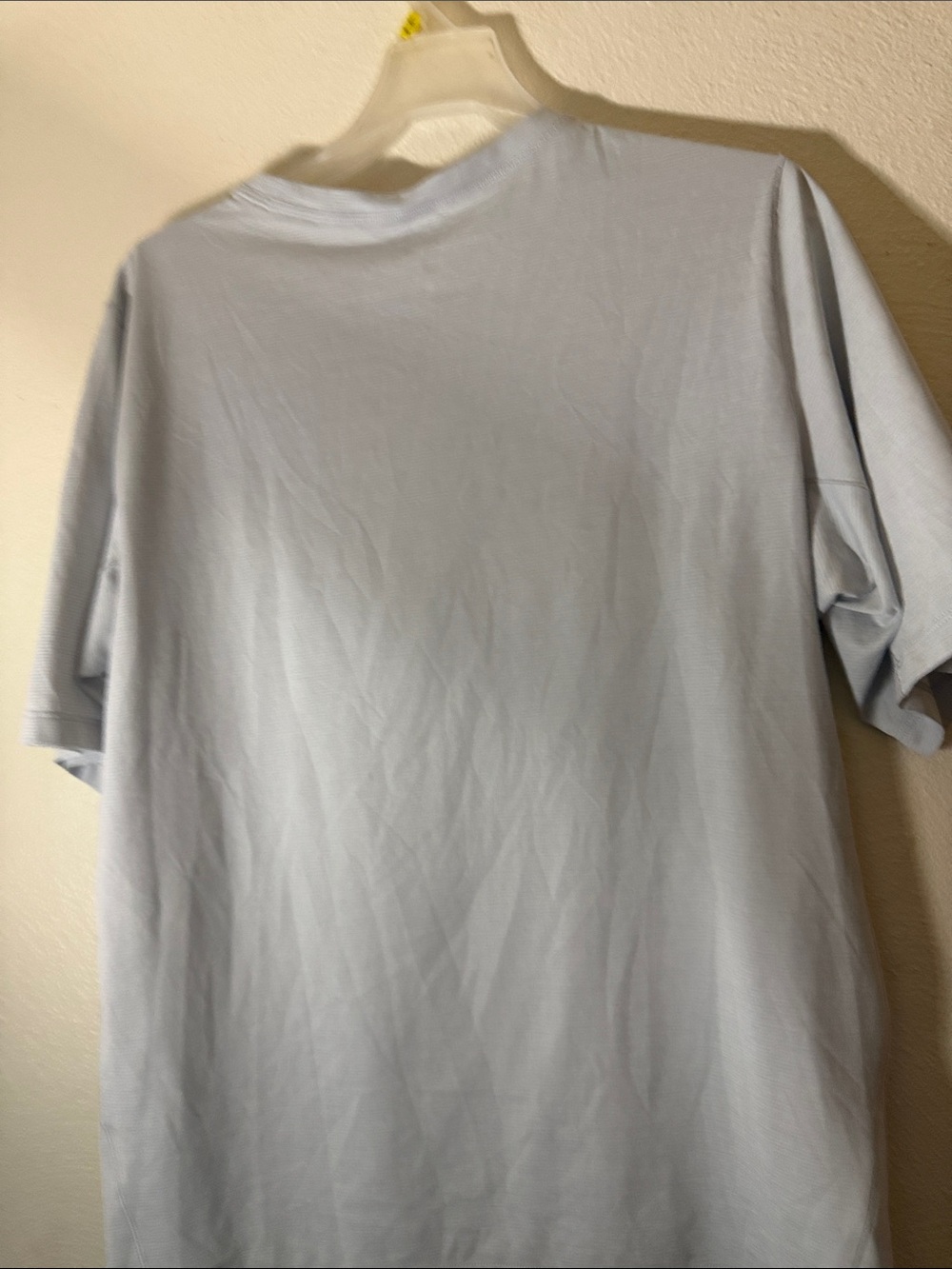 Arc'teryx Light Blue Short Sleeve Tee with Outline Skeleton Graphic - Picture 8 of 9